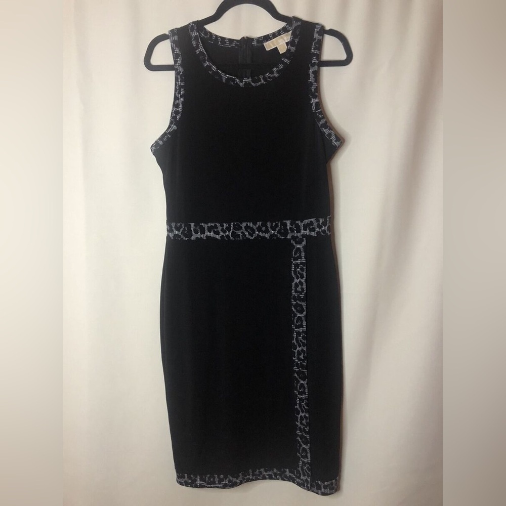 MICHAEL KORS Black Faux Wrap Dress - Small! - Picture 2 of 7